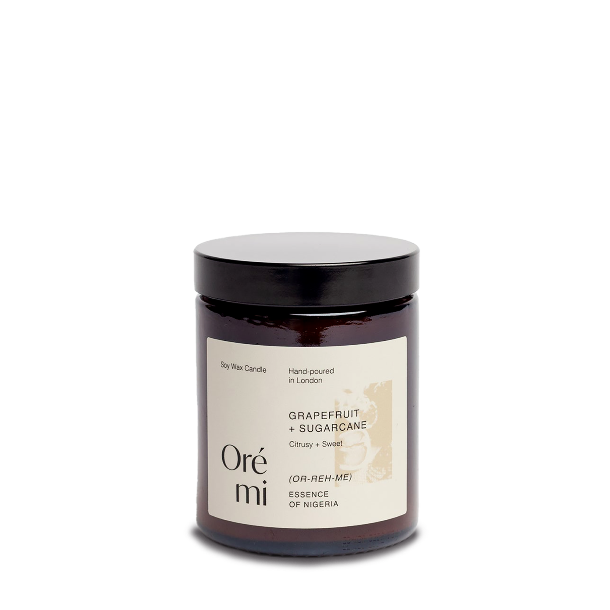 Grapefruit + Sugar Cane  180ml Candle