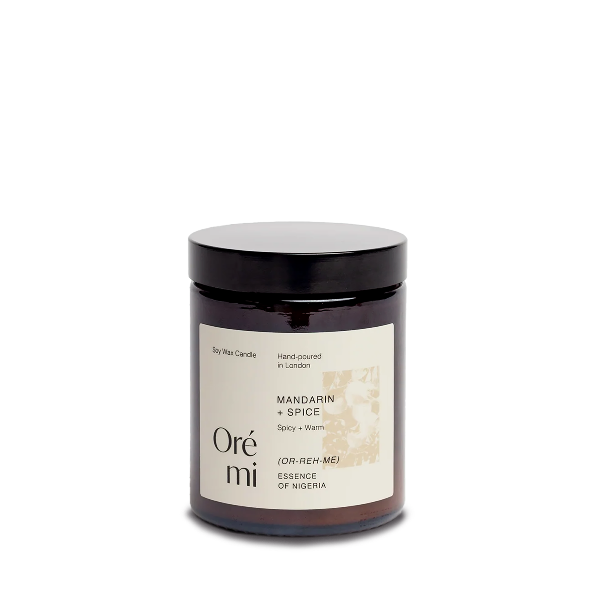 Mandarin + Spice  180ml Candle