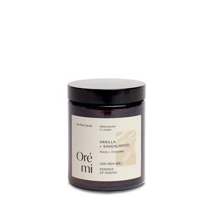 Vanilla + Sandalwood 180ml Candle