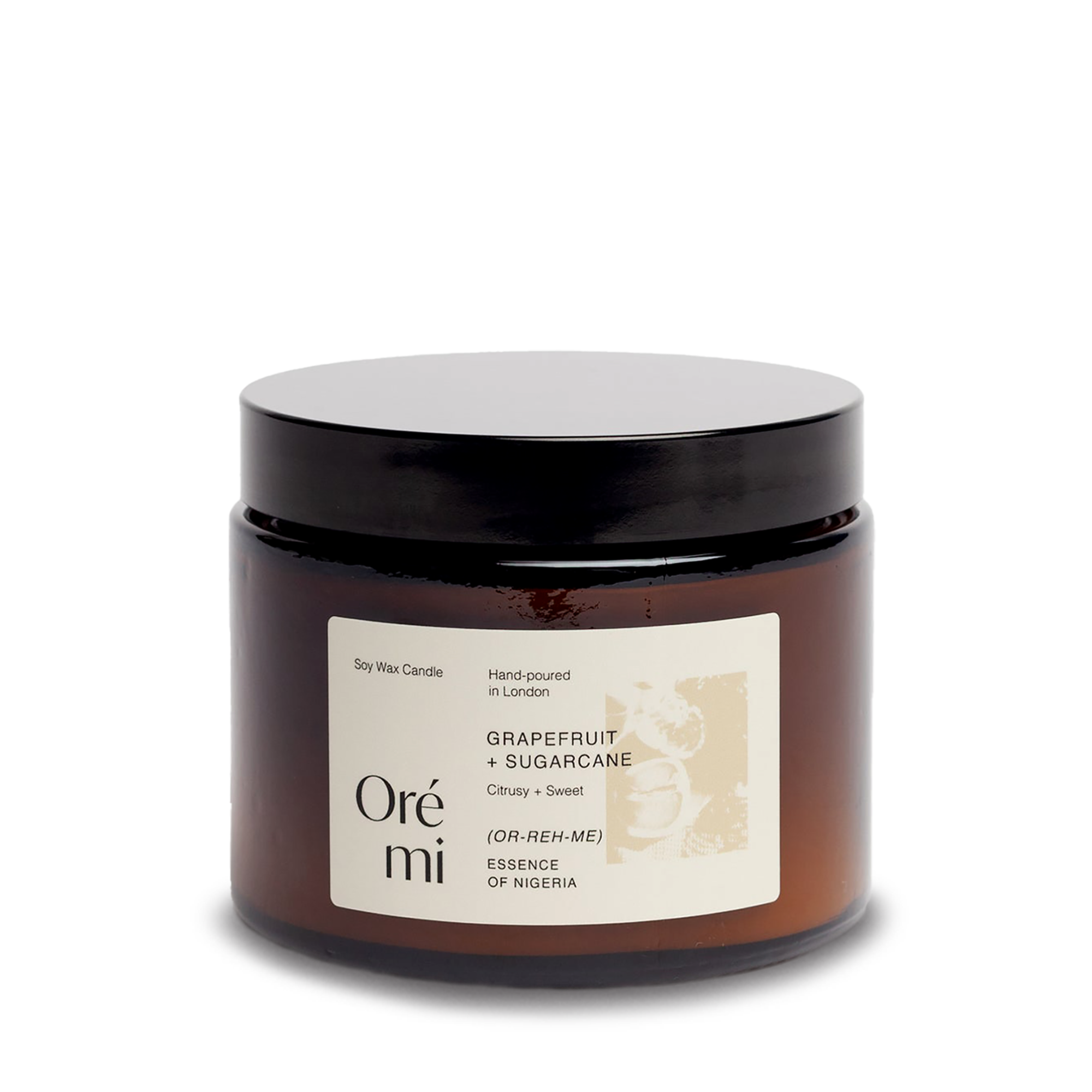 Grapefruit + Sugar Cane  500ml Candle