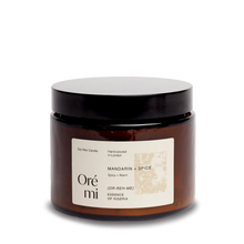 Load image into Gallery viewer, Mandarin + Spice  500ml Candle
