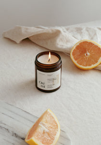 Grapefruit Sugarcane African Nigerian Soy Wax Candle Oré mi Ore mi