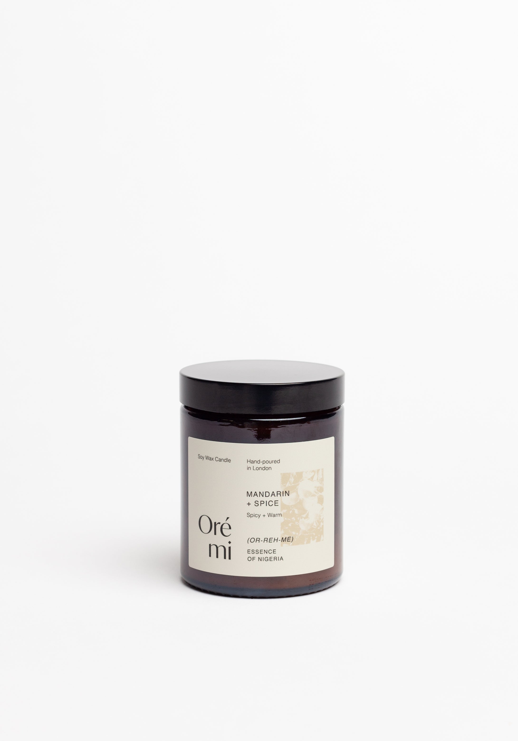 Mandarin Spice African Nigerian Soy Wax Candle Oré mi Ore mi