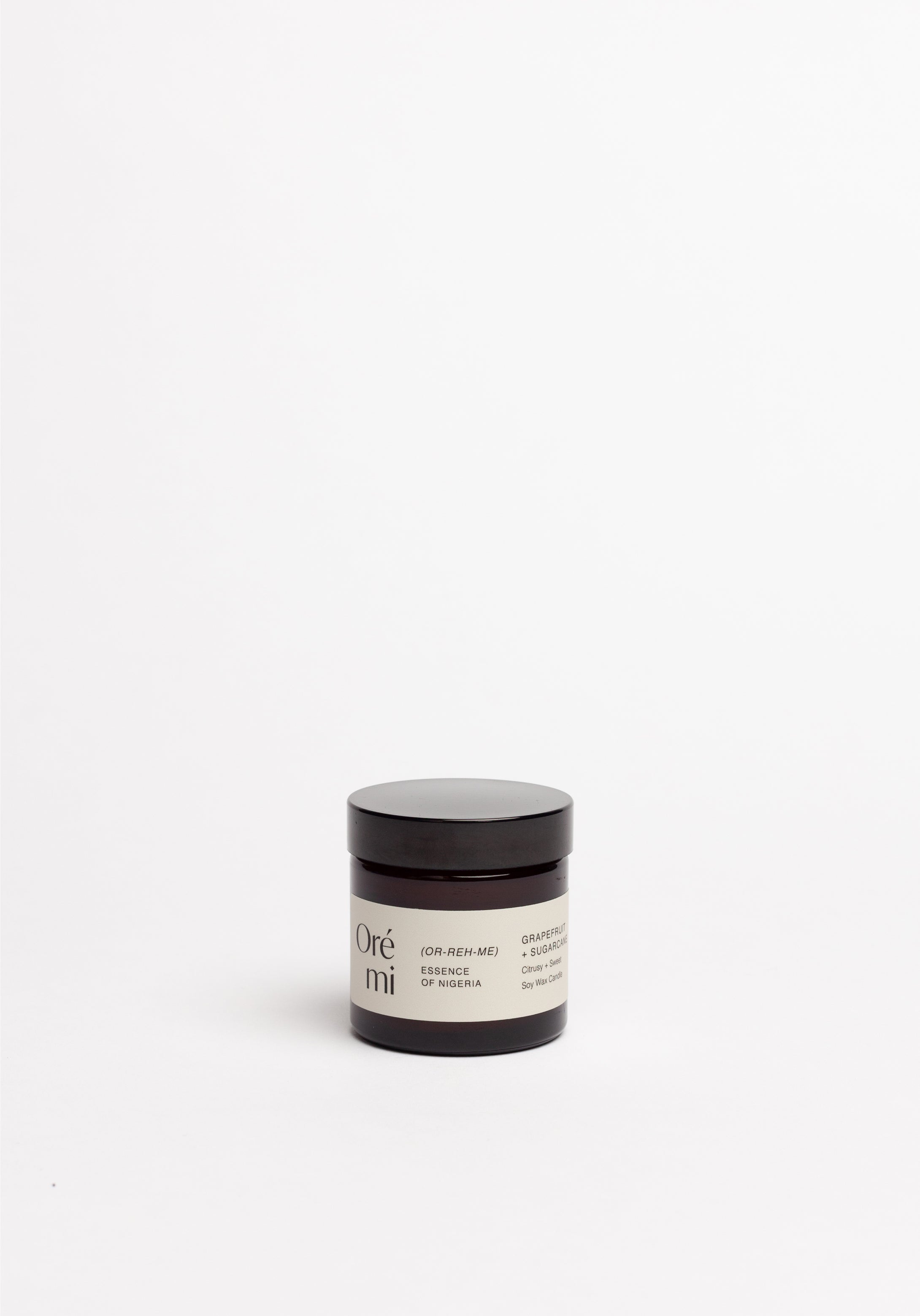 Grapefruit Sugarcane African Nigerian Soy Wax Candle Oré mi Ore mi