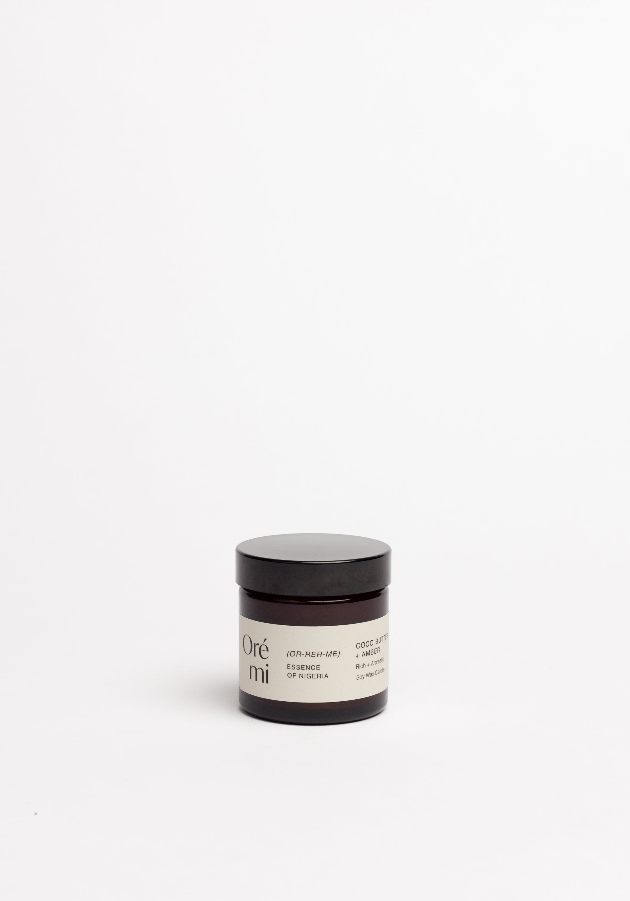 Coco Butter Amber African Nigerian Soy Wax Candle Oré mi Ore mi